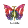 Large Rainbow Dyed Butterfly (74x50cm)