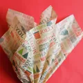 Christmas tissue paper 50x70cm with festive trees and star patterns, 20 sheets per pack - Christmas Newspaper Kraft (20 Sheets/Pack) / 50x70cm