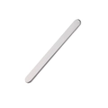 Close-up of polished silver 5mm stainless steel flat bar for DIY custom ring making - Steel