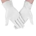 Gants de protection en caoutchouc blanc pour bricolage résine et nettoyage ménager - Gants en Latex 1 Paire