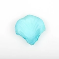 Light blue artificial rose petals with silk texture for wedding and party decorations - Neon Blue
