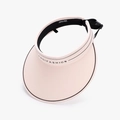 Pink ice silk sun visor for women with wide brim and adjustable strap for UV protection - Adjustable / Pink