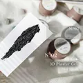 Gel gesso 3D nero sabbie mobili N.02 per nail art professionale con effetto rilievo - Nero Sabbie Mobili