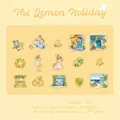Lemon Holiday PET sticker pack featuring yellow Mediterranean decorative floral motifs - Lemon Holiday