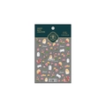 Stickers nail art 5D stéréoscopiques avec motif lapin et fleurs mignon, modèle TS-1808 - Lapin Qui Regarde (TS-1808)