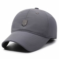 Berretto da baseball impermeabile grigio scuro da uomo con fodera in pile - Regolabile / Grigio