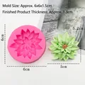Silikonform in Blumenform für Fondant und Schokolade mit feinen Blütendetails - Rosa