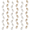 Decorazione di Halloween con mani di scheletro appese in plastica bianca e marrone - Filo Da Cucito A 6 Fili Per Confezione J-0378