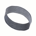 Elastic gray athletic headband for running and yoga fitness activities - Dark Gray
