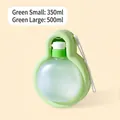 Bouteille d'eau portable pour chien vert clair, disponible en tailles 350ml et 500ml - Grand 500ml / Vert
