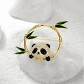 415 - Panda Brooch