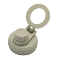 Olive green insulated water bottle lid with magnetic phone mount and handle - Bean Green
