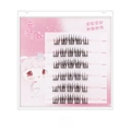 Y7 model self-adhesive cluster lashes in 6 rows with natural sunflower style design - Glue-Free Model Y7