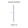 Reusable purple silicone stirring rod for resin DIY casting 16.5cm length tool - Purple Stirring Rod 04