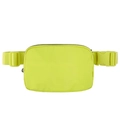 Neon yellow nylon sports waist bag with adjustable strap and durable buckle - 20.5*14*5cm / Fluorescent Green