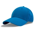 Classic dark blue six-panel cotton baseball cap with twill texture for sun protection - M (56-58cm) / Lake Blue