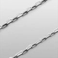 Detailed macro view of interlocking silver stainless steel snake chain bracelet links - 20+2cm / Square Wire Chain 2mm / 18K Gold