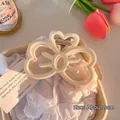 Frosted White Bow [9cm]