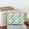 Medium Makeup Bag - Purple Flower / M