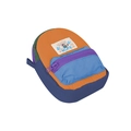 Adjustable dog backpack harness featuring a multi-color nylon design and zipper pouch - S / Green Bag