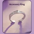Kuromi style silver adjustable accessory ring with pavé zircons and skull detail - Beloved Covenant Auxiliary Ring Ljz-26 / Adjustable Open