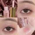 Cappuvini pink shimmer liquid eyeshadow set with glitter finish and brush applicator - 08# Taro Purple Glitter