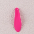 Detailed macro view of vibrant rose red teardrop-shaped acrylic petal earring accessory - 10Pcs Long Style / Rose Red