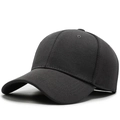 Dark grey baseball cap with pineapple fabric texture and flexible closed back - Elastic 57-58cm / Dark Gray