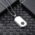 Silber Schwarzes Logo Mit Kette