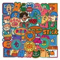 Set van 50 kleurrijke cartoon graffiti stickers voor skateboards en koffers decor - Monster Graffiti (SJS088)
