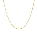 Elegant gold-plated stainless steel rope chain necklace with textured twisted metal links - S Chain