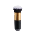 Portable chubby foundation brush with black and gold handle and soft dual-tone bristles - Small Chubby Black Gold (With Net)