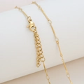 Modern Link and Bar Chain Style (8-10) / Gold