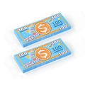 Blue toy money stacks for electric money gun featuring 100 dollar happy party design - Blue Notes (200 Sheets)