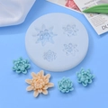 4-cavity floral silicone mold for DIY cake baking featuring detailed flower patterns - 4-Hole Flower Style (1)