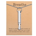 Dettaglio del ciondolo a fischietto d'argento per respirazione su carta Breathe - HX04 (Senza Carta) / Color Acciaio