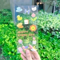 Hoja de pegatinas de PVC Little Sun para decoración de agendas y botellas infantiles - Pequeño sol