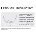 S925 sterling silver moissanite cross necklace with 18k gold plating details - Stars