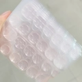 Autocollants double face transparents multi-tailles pour ongles à presser - Colle Rose (Fortement Imperméable)