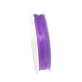 Purple crystal elastic beading thread on white spool for DIY bracelet jewelry making - Purple