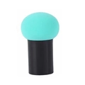 Green mushroom head makeup sponge blender with black handle for smooth cosmetic application - Blue + Handle / Blue