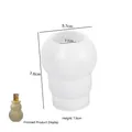 Translucent silicone mold for crafting flower vase and candle holder, height 7.6cm - No. 5 Small Vase