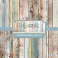 6-inch vintage wood texture scrapbooking paper pad with 12 colorful mixed patterns - R2526 24 Sheets