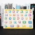 Educational wooden puzzle featuring colorful Cyrillic alphabet letters with easy-grip knobs - A029 Cyrillic Alphabet Recognition