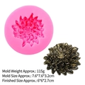 Moule en silicone chrysanthème pour créations en résine et savon fait main rose - Style Chrysanthème 15-825 / Rose