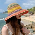M (56-58cm) / Rainbow Hat - Khaki