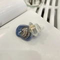 Fermaglio per capelli con conchiglia delfino in resina blu e perle marine raffinate - Perla Artificiale Conchiglia Clip a Becco d'Anatra / Circa 5cm