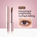 Waterproof brown mascara for lengthening and curling with a fine spiral brush head - Single Pack / 02# Brown