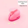Perforatrice a cuore rosa per lavoretti bimbi con taglio da 1 cm e leva ergonomica - Motivo 1.0cm / Cuore Piccolo