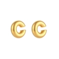 C-Shape Hoop Style (E6736) / Gold